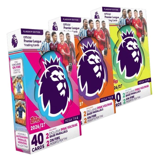 Premier League 2026/2027 Trading Cards Mega Tin