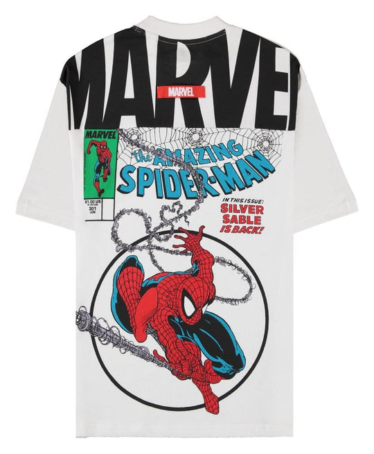 Marvel T-Shirt Spider Man Split Comic  Size XL