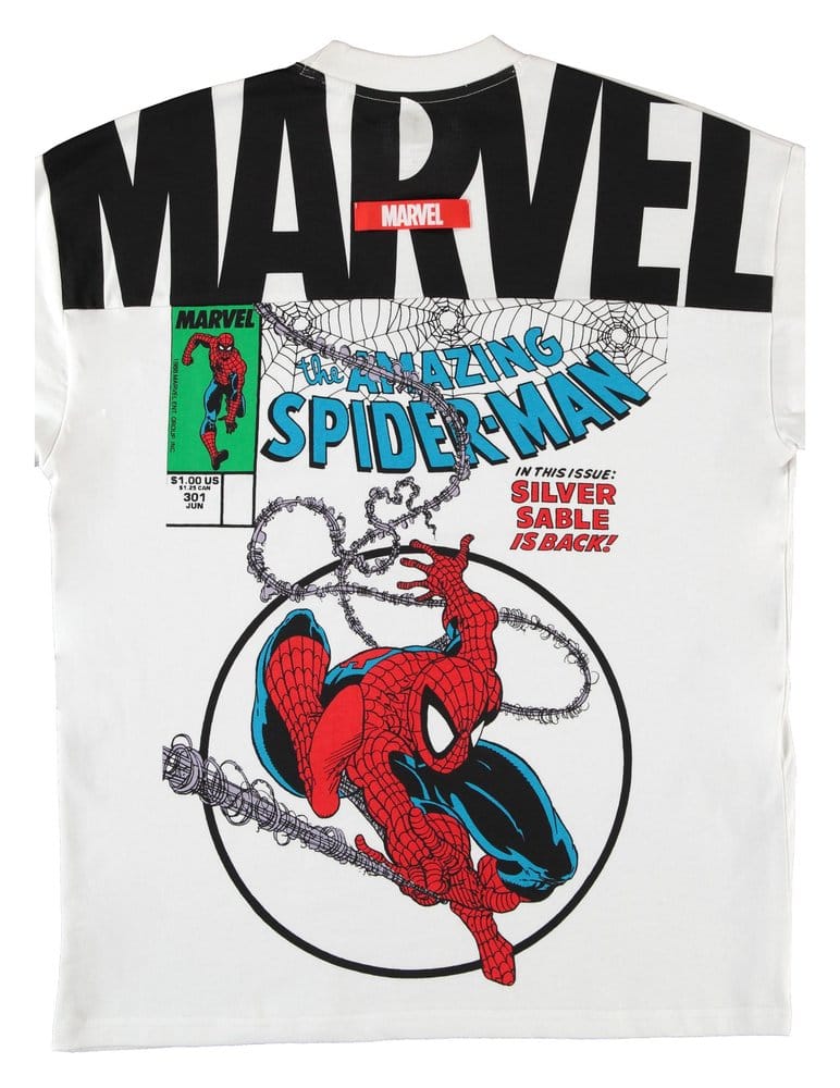Marvel T-Shirt Spider Man Split Comic  Size M
