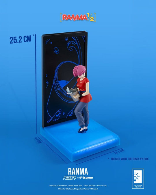 Ranma Neon Figure 1/9 Ranma Saotome Girl 20 cm