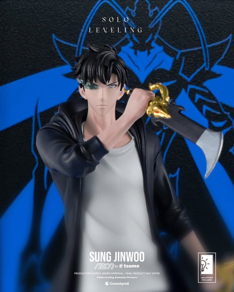 Solo Leveling Neon Figure 1/9 Sung Jinwoo 20 cm