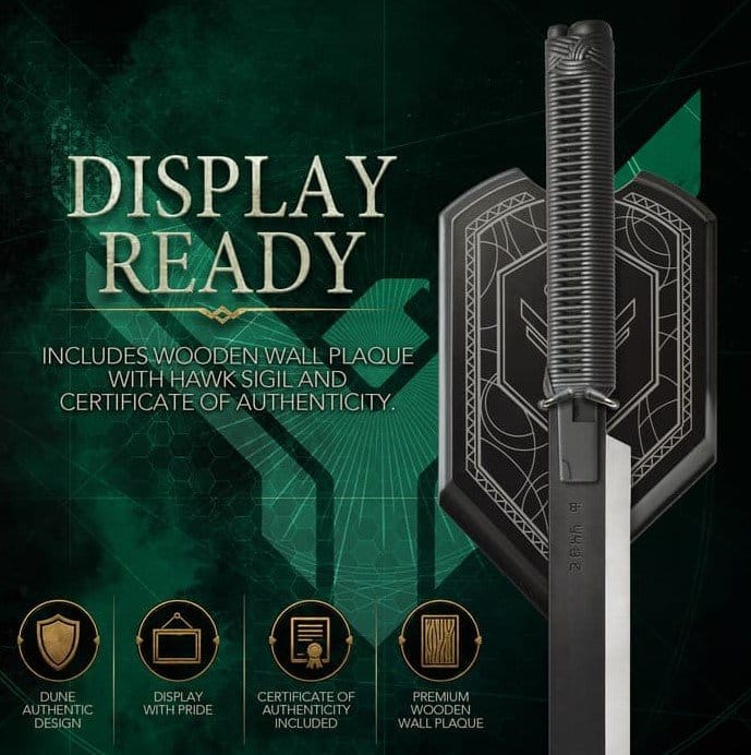 Dune Replica 1/1 Duncan Idaho Shortsword with Wall Mount 63 cm