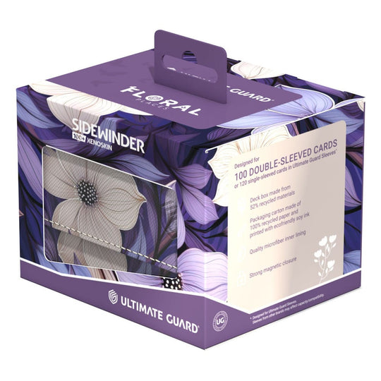 Ultimate Guard Sidewinder 100+ Xenoskin "Floral Places" - Moonlit Glen