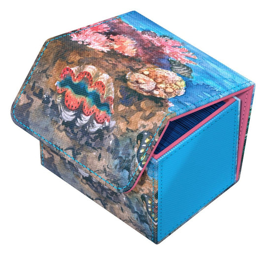Ultimate Guard Sidewinder 100+ Xenoskin "Coral Places" - Seablue Hush