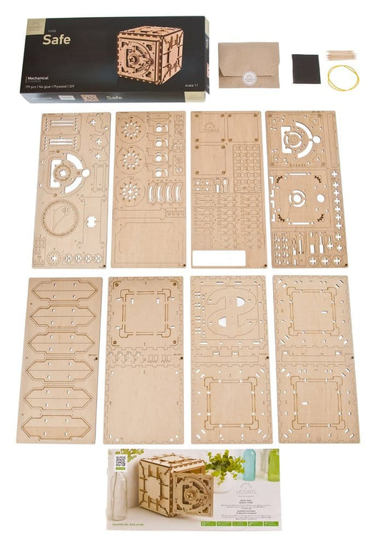Ugears 3D Wooden Puzzle Safe