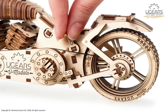 Ugears 3D Wooden Puzzle Bike VM-02
