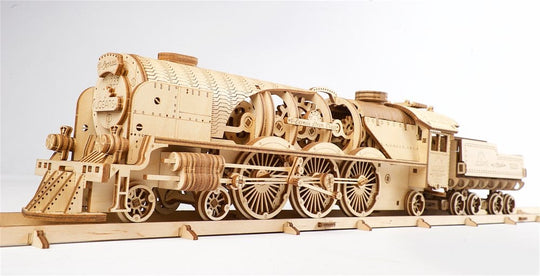 Ugears 3D Wooden Puzzle V-Express Steam Train with Tender