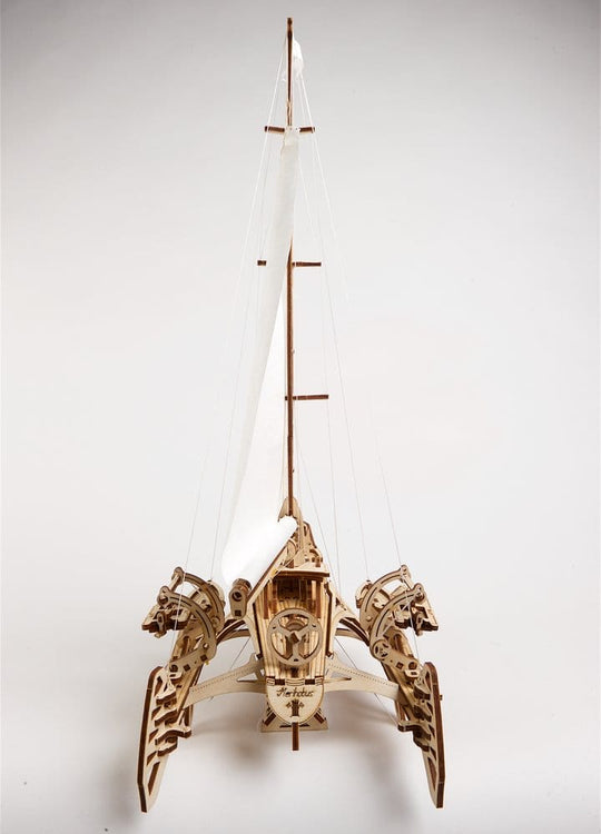 Ugears 3D Wooden Puzzle Trimaran Merihobus