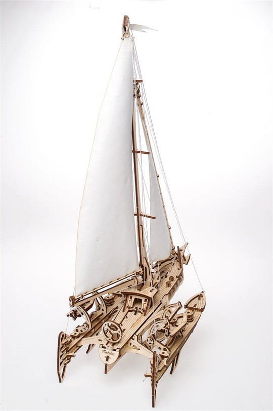 Ugears 3D Wooden Puzzle Trimaran Merihobus