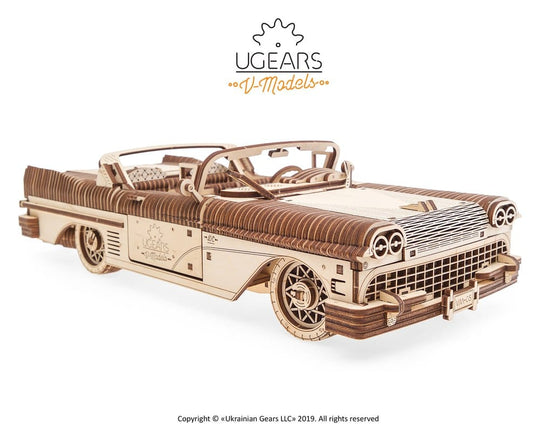 Ugears 3D Wooden Puzzle Dream Cabriolet VM-05