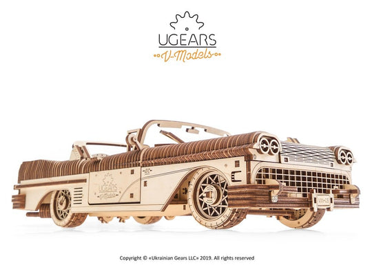 Ugears 3D Wooden Puzzle Dream Cabriolet VM-05