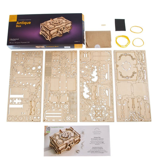 Ugears 3D Wooden Puzzle Antique Box