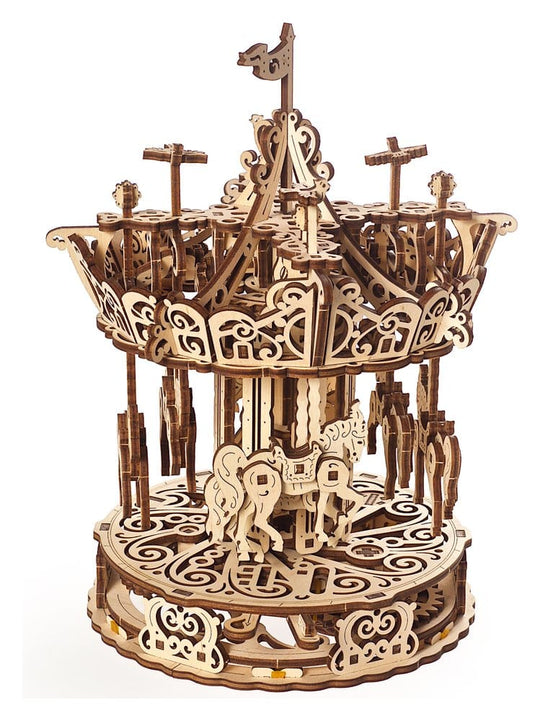 Ugears 3D Wooden Puzzle Carousel