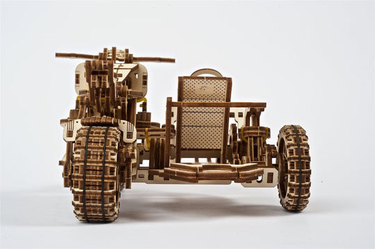 Ugears 3D Wooden Puzzle Scrambler UGR-10 with sidecar