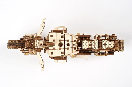 Ugears 3D Wooden Puzzle Scrambler UGR-10 with sidecar