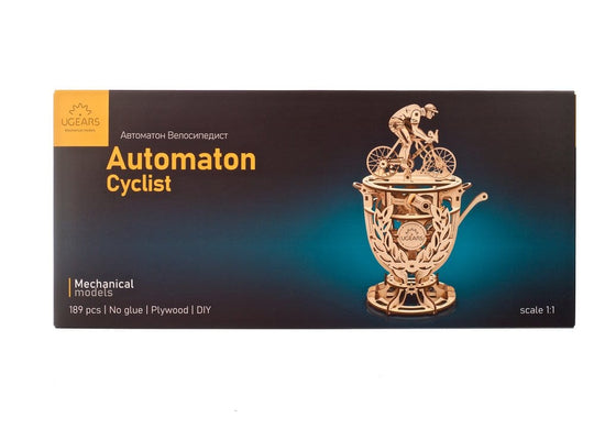 Ugears 3D Wooden Puzzle Automaton Cyclist