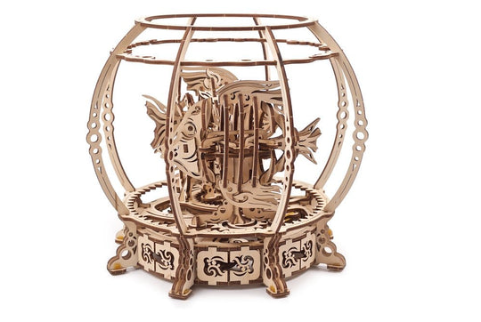 Ugears 3D Wooden Puzzle Mechanical Aquarium