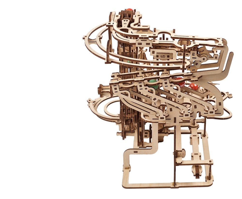 Ugears 3D Wooden Puzzle Marble Run Chain Hoist