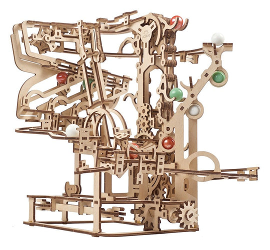Ugears 3D Wooden Puzzle Marble Run Chain Hoist