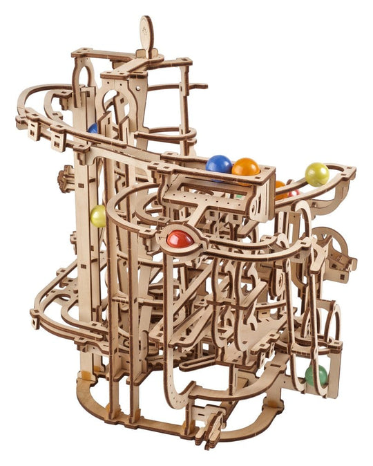 Ugears 3D Wooden Puzzle Marble Run Spiral Hoist
