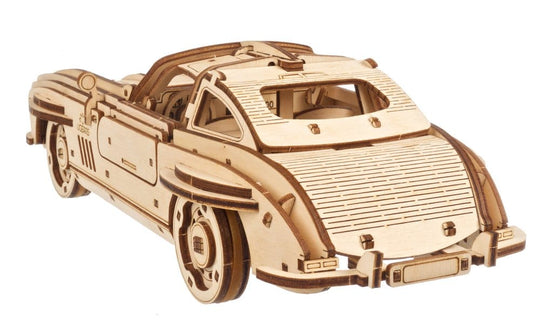 Ugears 3D Wooden Puzzle Winged Sports Coupe