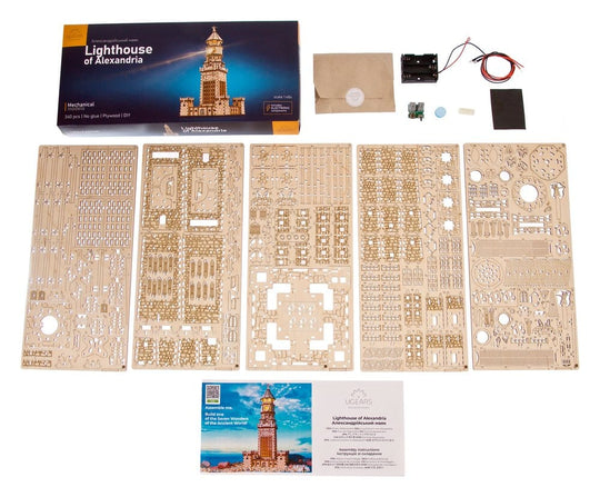Ugears 3D Wooden Puzzle Lighthouse of Alexandria
