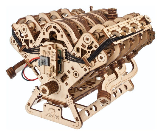 Ugears 3D Wooden Puzzle V8 Engine