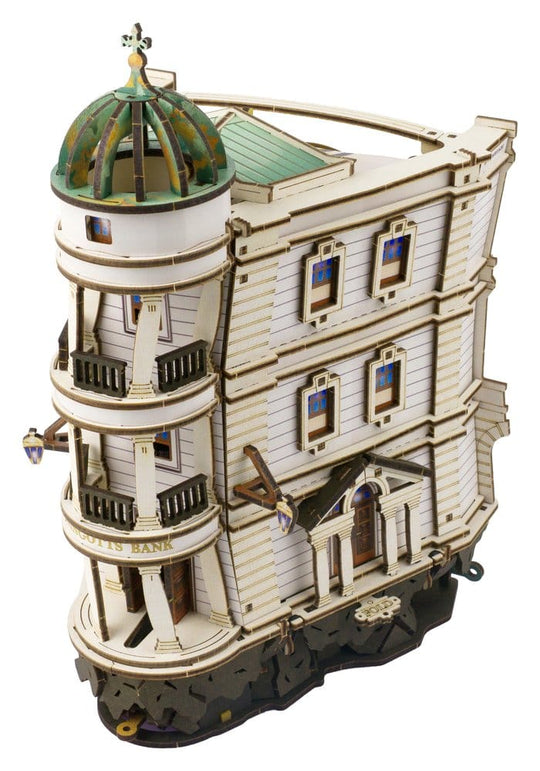 Harry Potter 3D Wooden Puzzle Gringotts Bank Marble Run