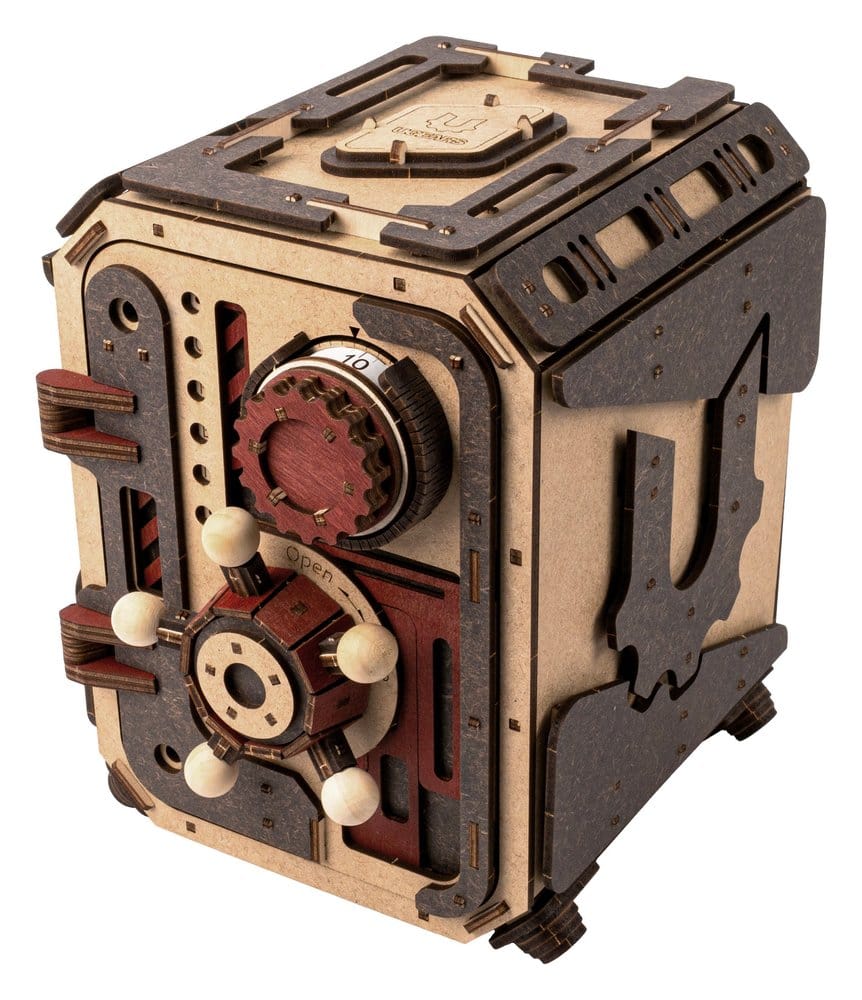 Ugears 3D Wooden Model Kit Safe Too 17 cm