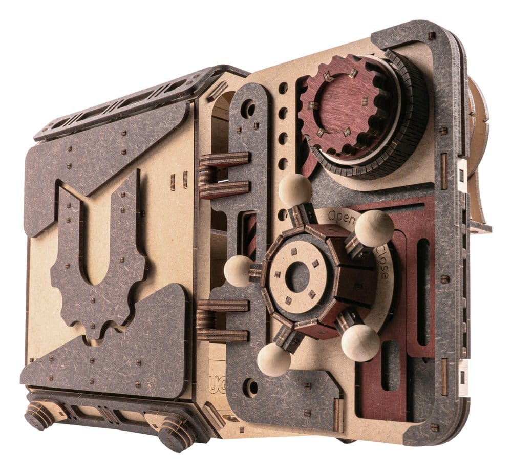 Ugears 3D Wooden Model Kit Safe Too 17 cm