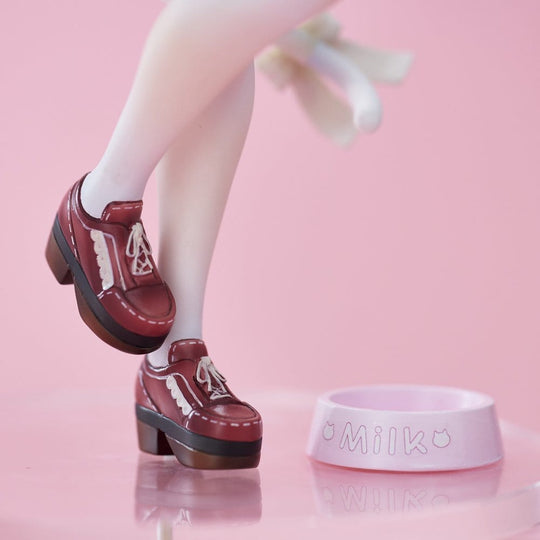 Super Sonico PVC Figure White Cat Ver. (Reissue) 27 cm