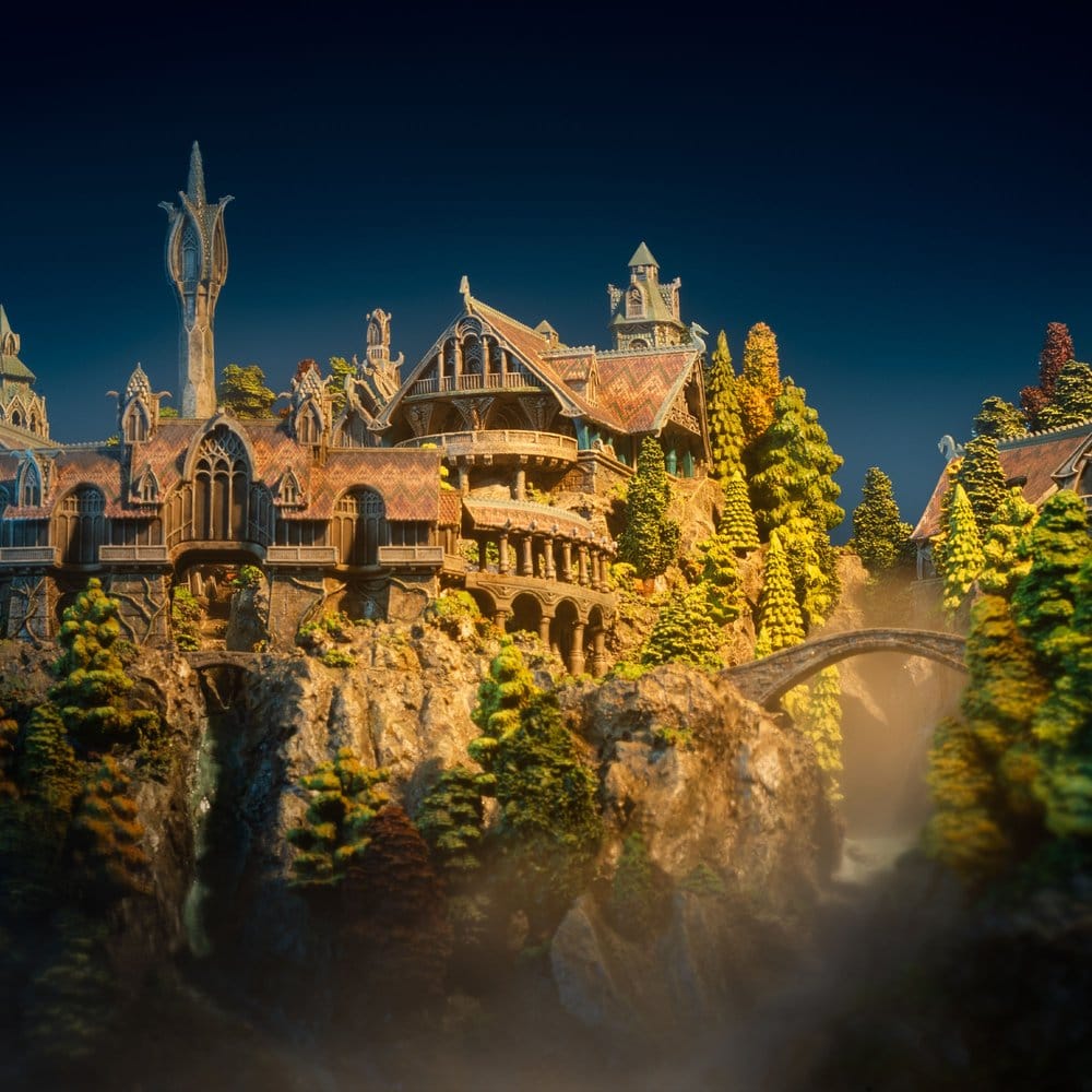 The Lord of the Rings Miniature Environment Rivendell 28 cm