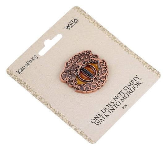 Lord of the Rings Collectors Pin One Does Not Simply Walk Into Mordor 4 cm