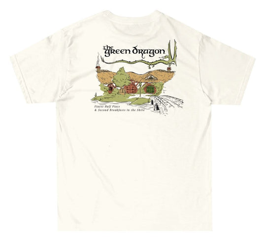 The Lord of the Rings T-Shirt Green Dragon Inn / Cream 2XL