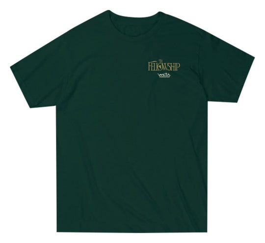 The Lord of the Rings T-Shirt The Fellowship / Green S