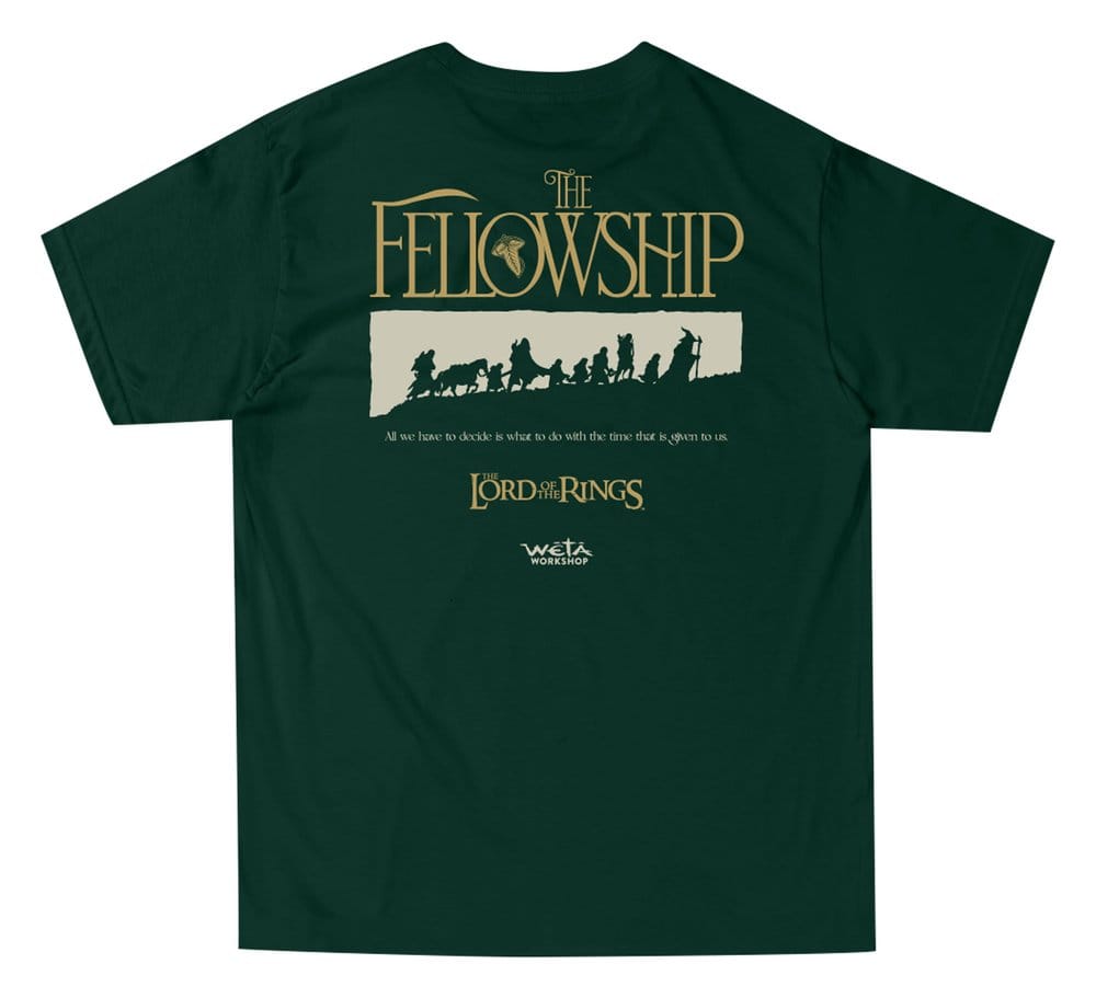 The Lord of the Rings T-Shirt The Fellowship / Green 3XL