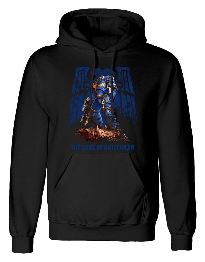 Warhammer Hoodie Space Marines Black Size L