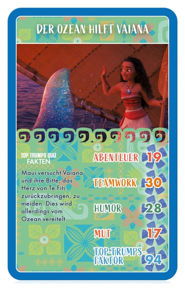 Moana Card Game Top Trumps *German Version*