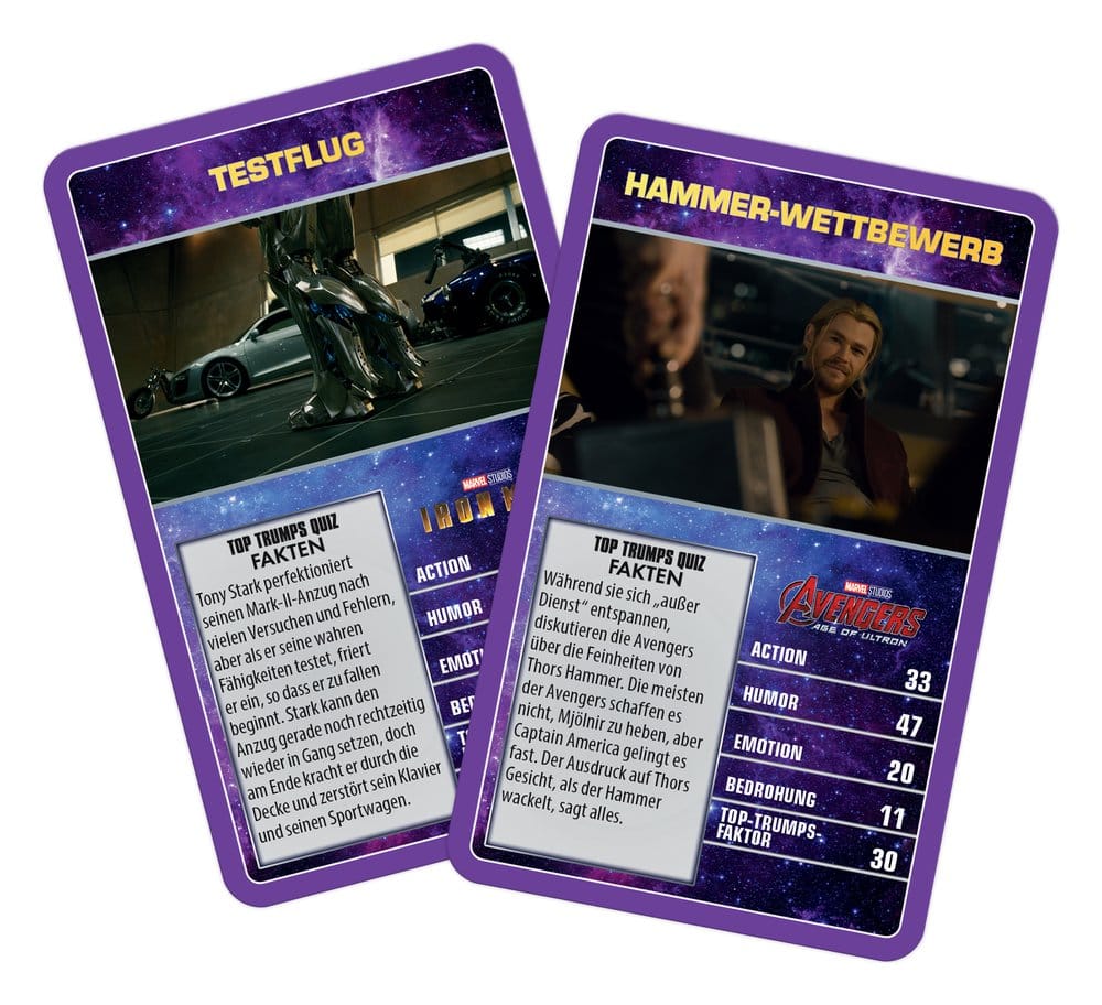 Marvel Card Game Top Trumps Collectables *German Version*