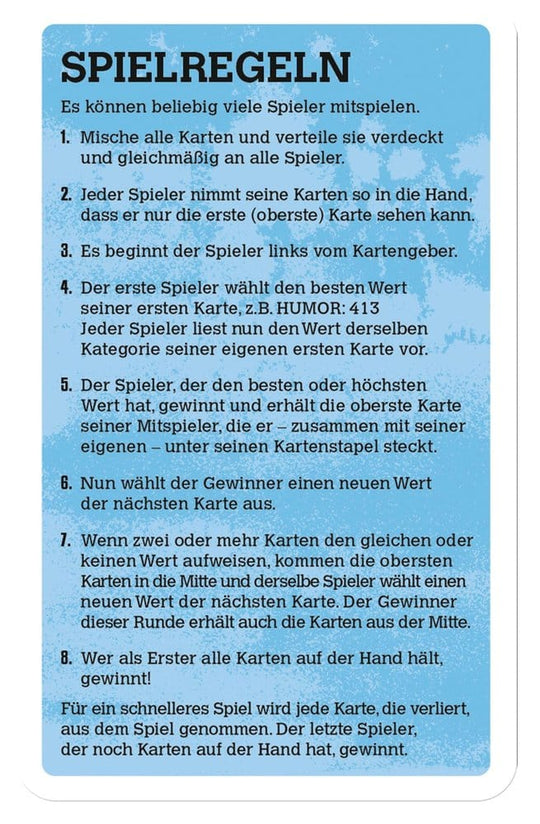 Lilo & Stitch Card Game Top Trumps *German Version*