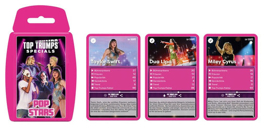 Popstars Card Game Top Trumps *German Version*