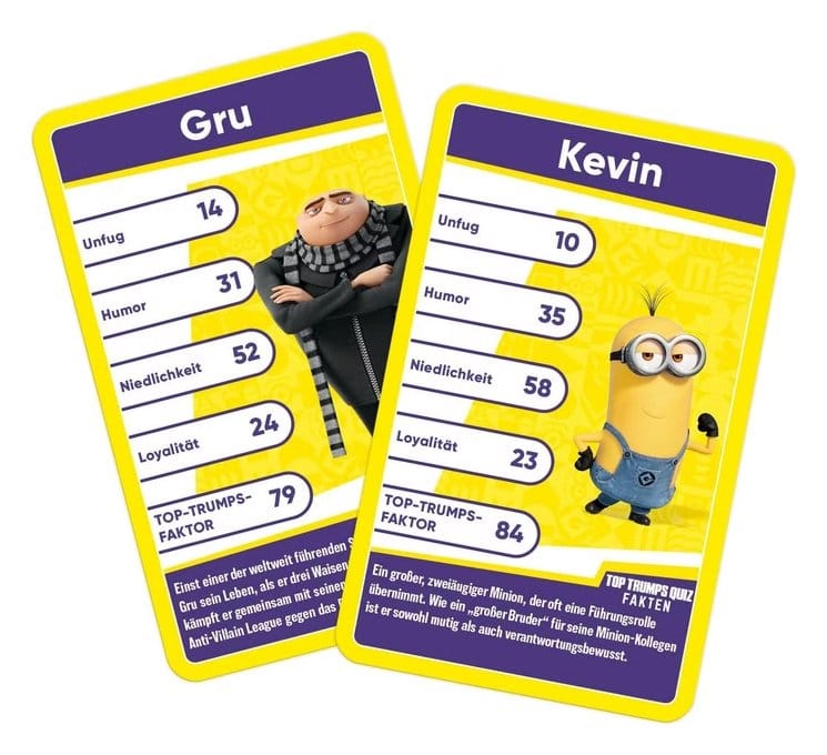 Minions Card Game Top Trumps *German Version*
