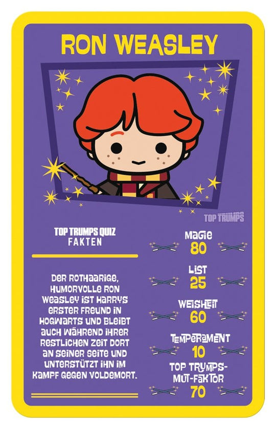 Harry Potter Card Game Top Trumps Chibi Style *German Version*