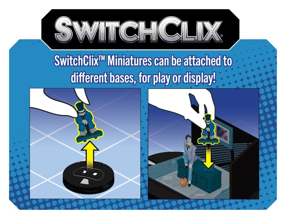 DC HeroClix SwitchClix Minifigures with Base The Long Halloween Team Base 23 cm