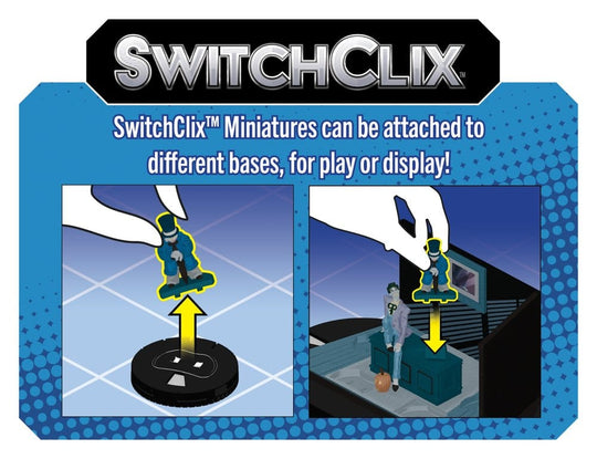 DC HeroClix SwitchClix Minifigures with Base The Long Halloween Team Base 23 cm