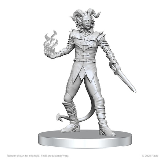 Pathfinder Deep Cuts Unpainted Miniatures Vordine (Infantry Devil) & Pitborn Rogue