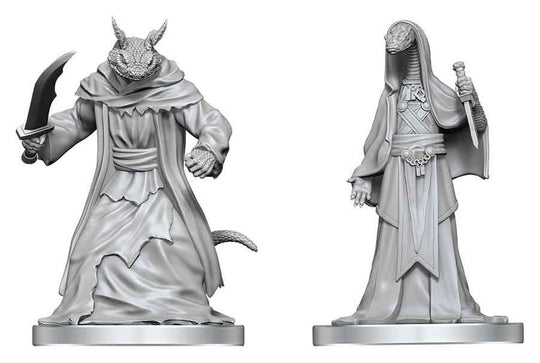Pathfinder Battles Deep Cuts Unpainted Miniature Zyss & Aapoph Serpentfolk 13 cm