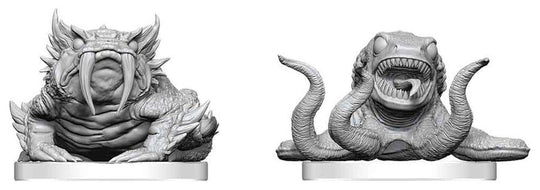 Pathfinder Battles Deep Cuts Unpainted Miniature Bogwid & Slurk 13 cm