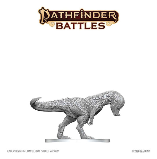Pathfinder Battles Deep Cuts Unpainted Miniature Pachycephalosaurus 13 cm