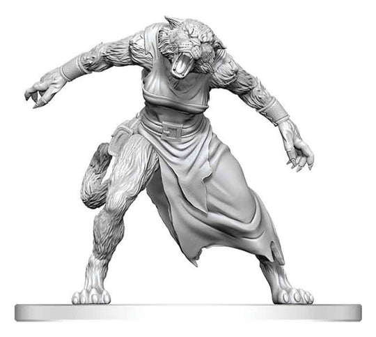 Pathfinder Battles Deep Cuts Unpainted Miniature Weretiger 13 cm